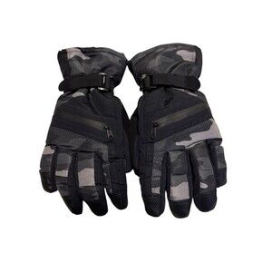 Women’s Gloves Size S/M Black Camo Warm